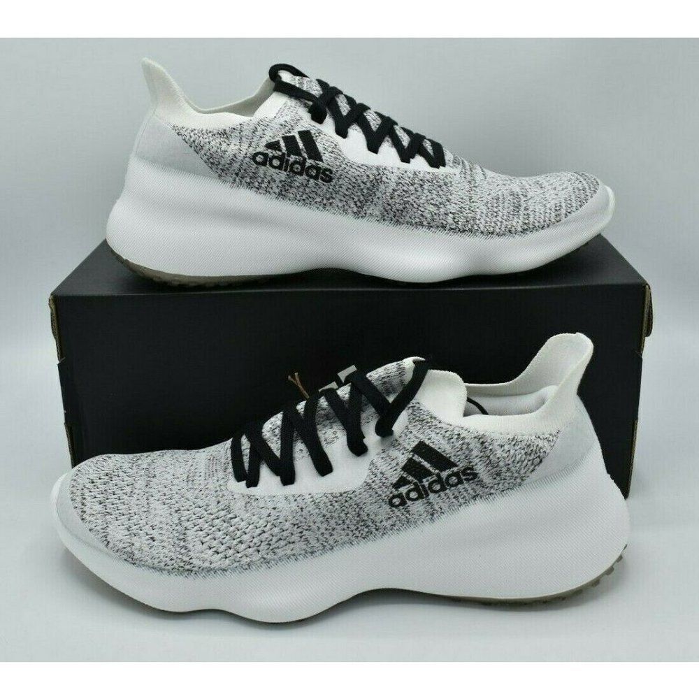 Adidas Womens Size 9.5 Futurenatural W Black White Running Sneakers Shoes FX9742
